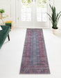Washable Multicolor 2' x 5' Sisu Runner Area Rug Easy to Clean Stain Resistant & Durable Polyester Chenille Distressed Vintage Look Carpet for Sale at Rug Engine