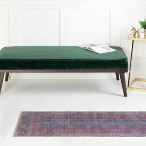 Washable Multicolor 2' 7 x 14' Sisu Runner Area Rug Easy to Clean Stain Resistant & Durable Polyester Chenille Distressed Vintage Look Carpet for Sale at Rug Engine