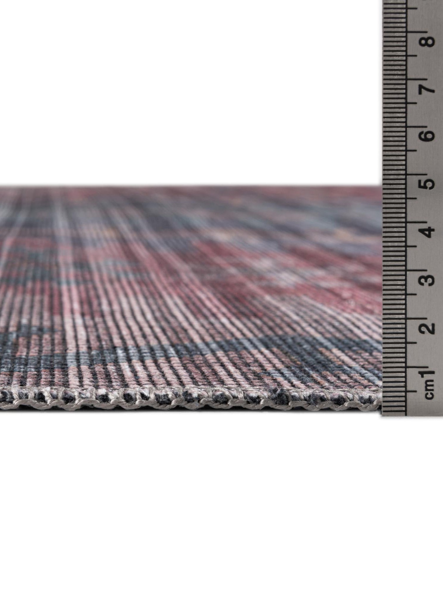 Washable Multicolor 2' 7 x 14' Sisu Runner Area Rug Easy to Clean Stain Resistant & Durable Polyester Chenille Distressed Vintage Look Carpet for Sale at Rug Engine