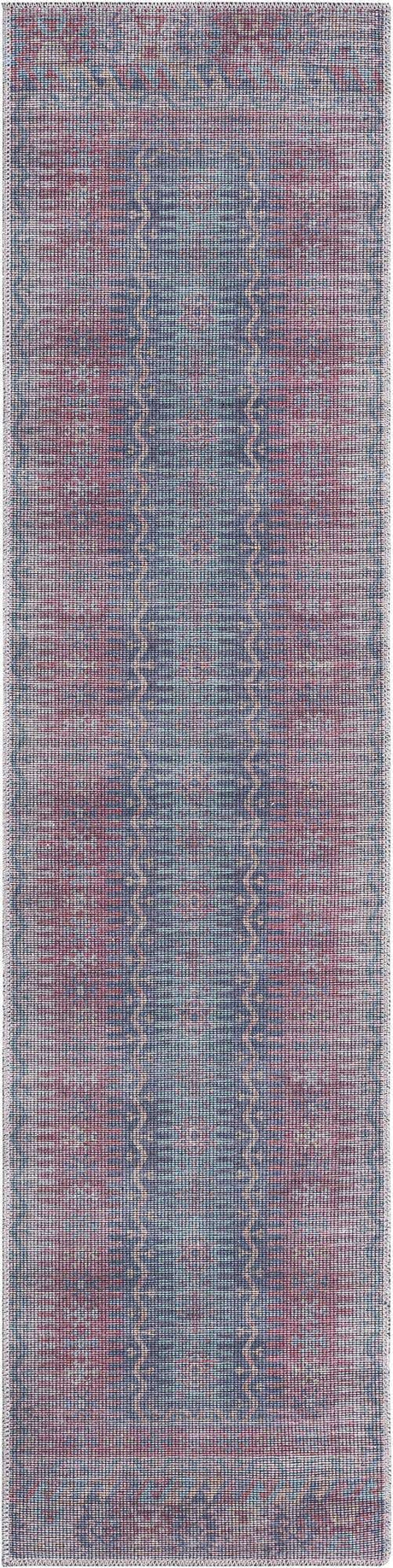 Washable Multicolor 2' x 7' 10 Sisu Runner Area Rug Easy to Clean Stain Resistant & Durable Polyester Chenille Distressed Vintage Look Carpet for Sale at Rug Engine