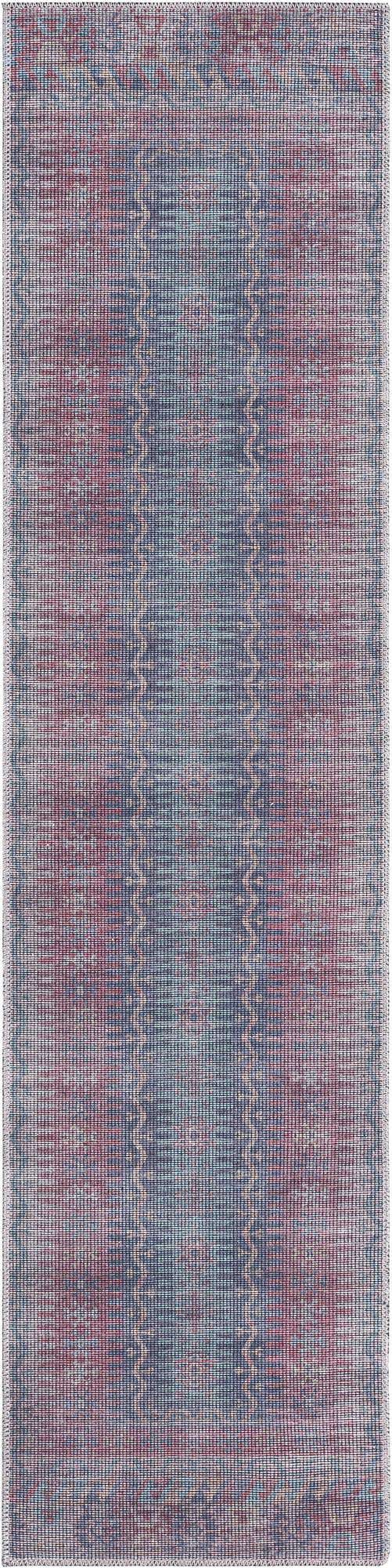 Washable Multicolor 2' x 7' 10 Sisu Runner Area Rug Easy to Clean Stain Resistant & Durable Polyester Chenille Distressed Vintage Look Carpet for Sale at Rug Engine