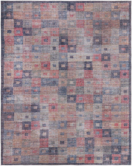 Washable Multicolor 10' 6 x 13' Sisu Rectangle Area Rug Easy to Clean Stain Resistant & Durable Polyester Chenille Distressed Vintage Look Carpet for Sale at Rug Engine