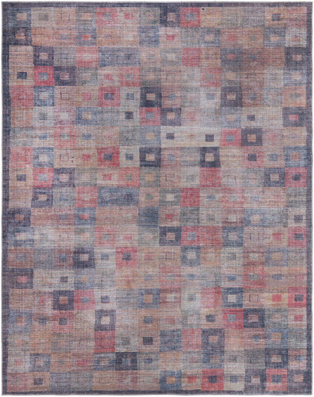Washable Multicolor 10' 6 x 13' Sisu Rectangle Area Rug Easy to Clean Stain Resistant & Durable Polyester Chenille Distressed Vintage Look Carpet for Sale at Rug Engine