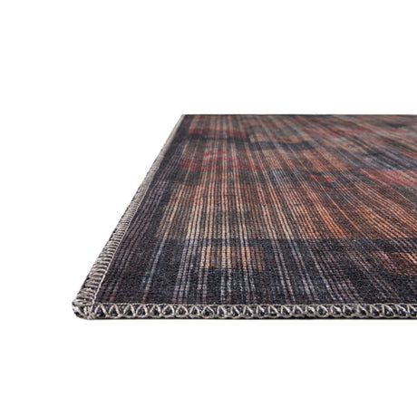 Washable Multicolor 2' x 3' Sisu Rectangle Area Rug Easy to Clean Stain Resistant & Durable Polyester Chenille Distressed Vintage Look Carpet for Sale at Rug Engine