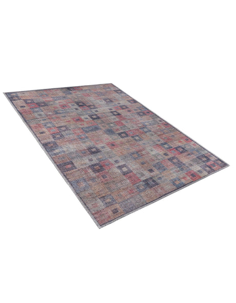 Washable Multicolor 3' 3 x 5' 3 Sisu Rectangle Area Rug Easy to Clean Stain Resistant & Durable Polyester Chenille Distressed Vintage Look Carpet for Sale at Rug Engine