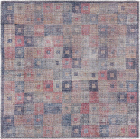 Multicolor 5' 3 x 5' 3 Sisu Washable Square Rug