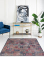 Washable Multicolor 7' 10 x 7' 10 Sisu Square Area Rug Easy to Clean Stain Resistant & Durable Polyester Chenille Distressed Vintage Look Carpet for Sale at Rug Engine