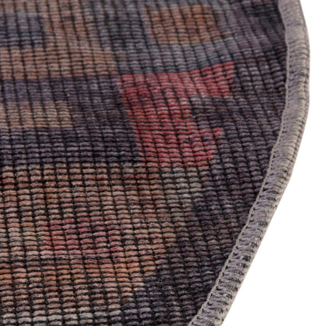 Washable Multicolor 3' 3 x 3' 3 Sisu Round Area Rug Easy to Clean Stain Resistant & Durable Polyester Chenille Distressed Vintage Look Carpet for Sale at Rug Engine