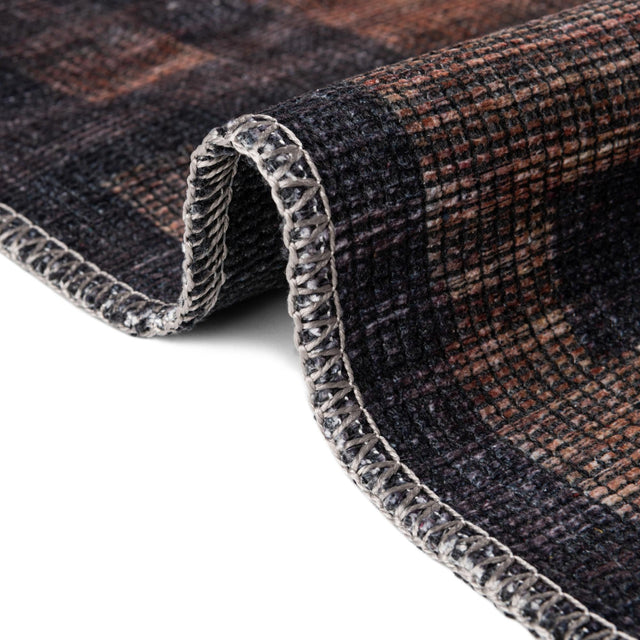 Washable Multicolor 7' 10 x 7' 10 Sisu Octagon Area Rug Easy to Clean Stain Resistant & Durable Polyester Chenille Distressed Vintage Look Carpet for Sale at Rug Engine