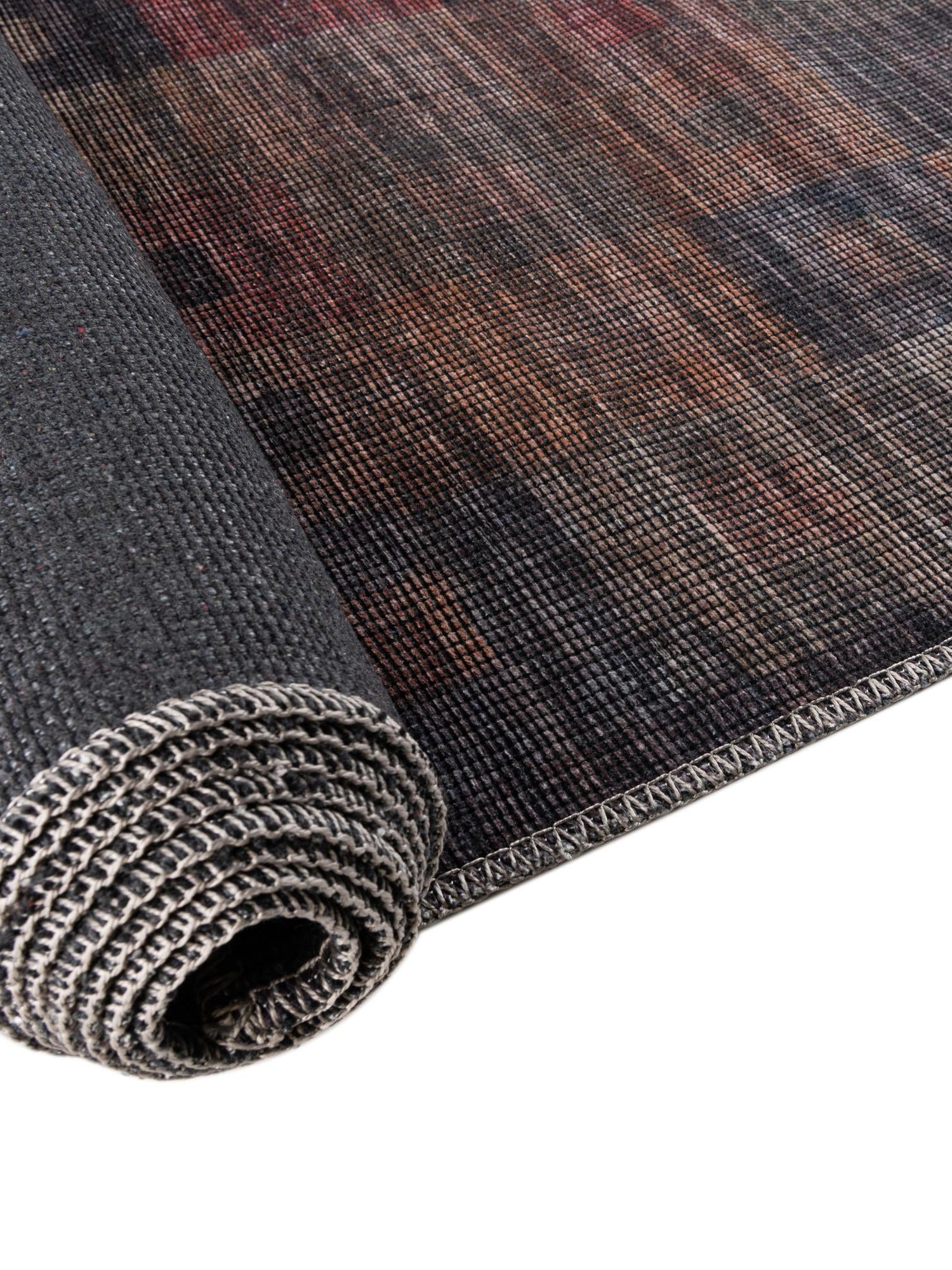Washable Multicolor 7' 10 x 7' 10 Sisu Octagon Area Rug Easy to Clean Stain Resistant & Durable Polyester Chenille Distressed Vintage Look Carpet for Sale at Rug Engine