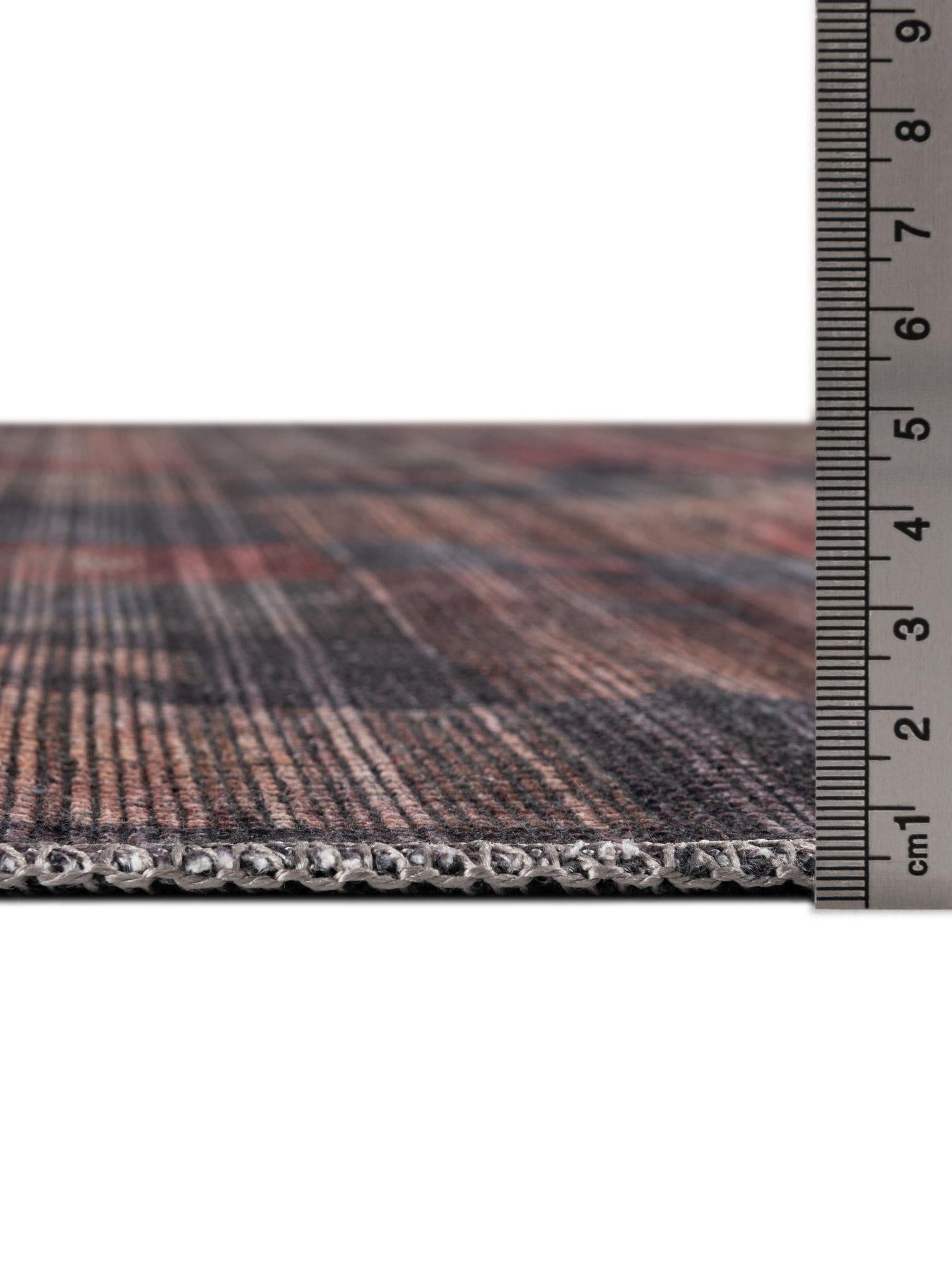 Washable Multicolor 2' x 10' Sisu Runner Area Rug Easy to Clean Stain Resistant & Durable Polyester Chenille Distressed Vintage Look Carpet for Sale at Rug Engine