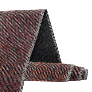 Washable Rust red and Beige 5' 3 x 5' 3 Sisu Octagon Area Rug Easy to Clean Stain Resistant & Durable Polyester Chenille Distressed Vintage Look Carpet for Sale at Rug Engine