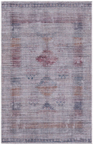 Washable Sandy and Ivory 3' 11 x 6' Sisu Rectangle Area Rug Easy to Clean Stain Resistant & Durable Polyester Chenille Distressed Vintage Look Carpet for Sale at Rug Engine