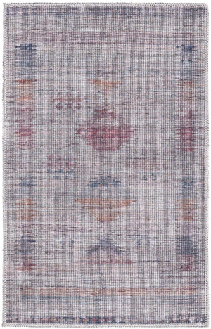 Washable Sandy and Ivory 2' x 3' Sisu Rectangle Area Rug Easy to Clean Stain Resistant & Durable Polyester Chenille Distressed Vintage Look Carpet for Sale at Rug Engine