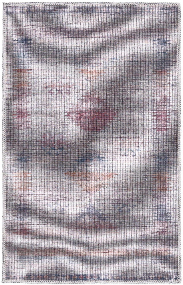 Washable Sandy and Ivory 2' x 3' Sisu Rectangle Area Rug Easy to Clean Stain Resistant & Durable Polyester Chenille Distressed Vintage Look Carpet for Sale at Rug Engine