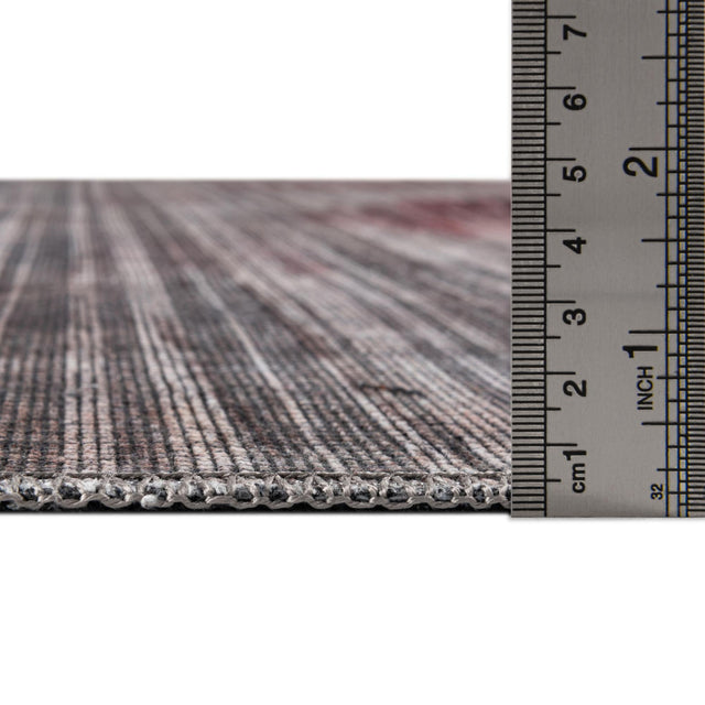 Washable Sandy and Ivory 7' 10 x 7' 10 Sisu Round Area Rug Easy to Clean Stain Resistant & Durable Polyester Chenille Distressed Vintage Look Carpet for Sale at Rug Engine