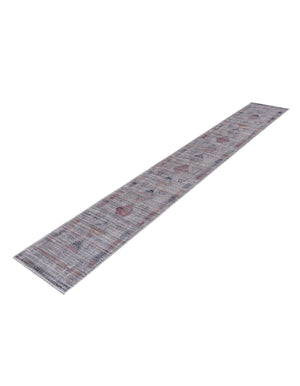 Washable Sandy and Ivory 2' x 10' Sisu Runner Area Rug Easy to Clean Stain Resistant & Durable Polyester Chenille Distressed Vintage Look Carpet for Sale at Rug Engine