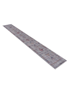 Washable Sandy and Ivory 2' x 10' Sisu Runner Area Rug Easy to Clean Stain Resistant & Durable Polyester Chenille Distressed Vintage Look Carpet for Sale at Rug Engine