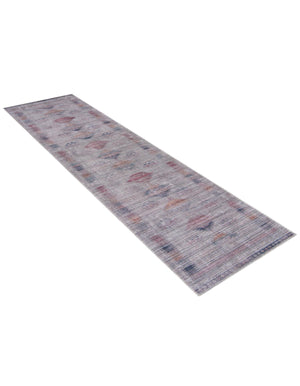Washable Sandy and Ivory 2' 7 x 14' Sisu Runner Area Rug Easy to Clean Stain Resistant & Durable Polyester Chenille Distressed Vintage Look Carpet for Sale at Rug Engine