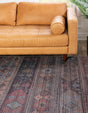 Washable Multicolor 7' 3 x 10' Sisu Rectangle Area Rug Easy to Clean Stain Resistant & Durable Polyester Chenille Distressed Vintage Look Carpet for Sale at Rug Engine