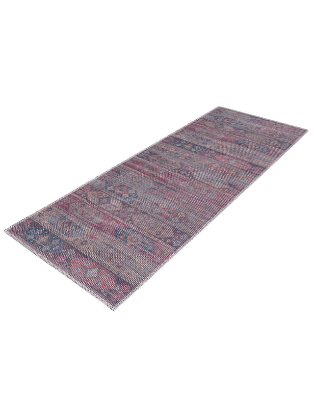 Washable Multicolor 2' x 5' Sisu Runner Area Rug Easy to Clean Stain Resistant & Durable Polyester Chenille Distressed Vintage Look Carpet for Sale at Rug Engine