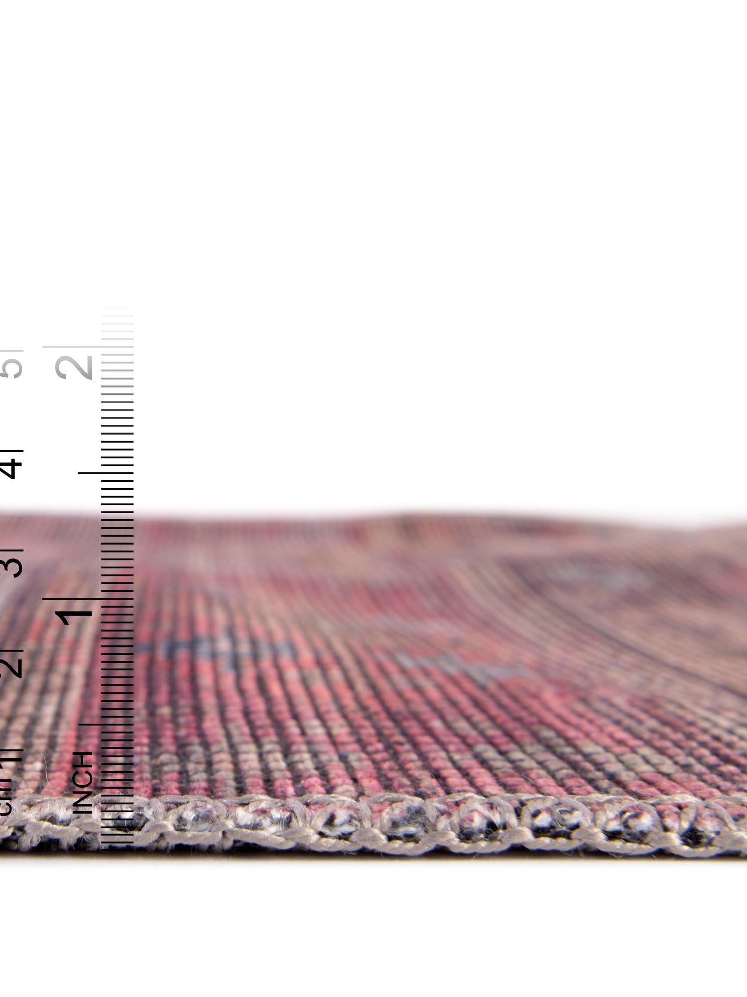 Washable Multicolor 2' x 6' Sisu Runner Area Rug Easy to Clean Stain Resistant & Durable Polyester Chenille Distressed Vintage Look Carpet for Sale at Rug Engine