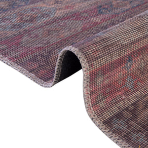 Washable Multicolor 2' x 6' Sisu Runner Area Rug Easy to Clean Stain Resistant & Durable Polyester Chenille Distressed Vintage Look Carpet for Sale at Rug Engine