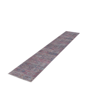 Washable Multicolor 2' x 8' Sisu Washable Runner Area Rug Easy to Clean Stain Resistant & Durable Polyester Chenille Distressed Vintage Look Carpet for Sale at Rug Engine