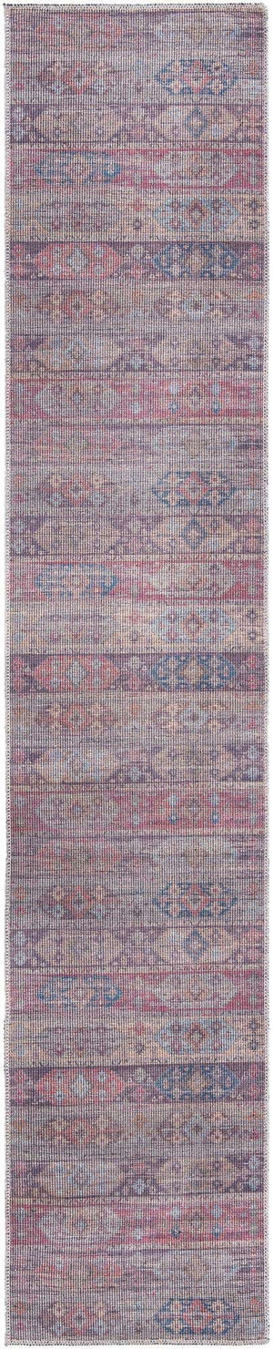 Multicolor 2' x 10' Sisu Washable Runner Rug