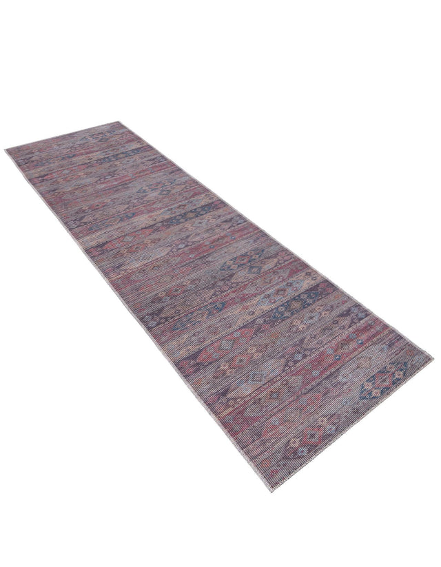 Washable Multicolor 2' 7 x 14' Sisu Runner Area Rug Easy to Clean Stain Resistant & Durable Polyester Chenille Distressed Vintage Look Carpet for Sale at Rug Engine