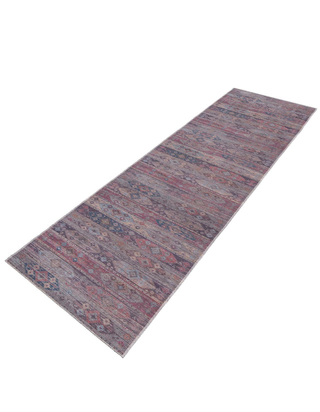 Washable Multicolor 2' 7 x 14' Sisu Runner Area Rug Easy to Clean Stain Resistant & Durable Polyester Chenille Distressed Vintage Look Carpet for Sale at Rug Engine