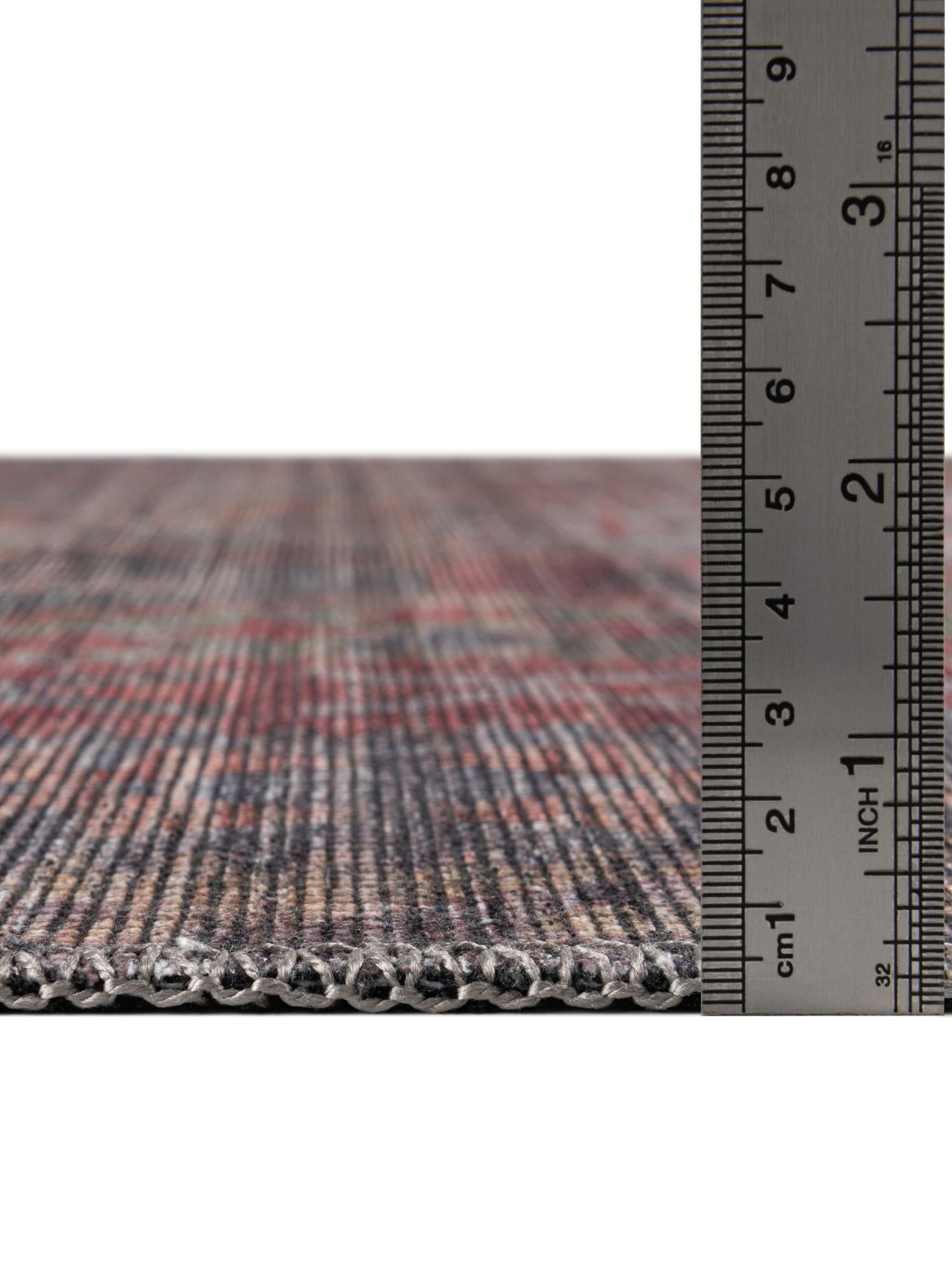 Washable Rust Blue 3' 3 x 3' 3 Sisu Round Area Rug Easy to Clean Stain Resistant & Durable Polyester Chenille Distressed Vintage Look Carpet for Sale at Rug Engine