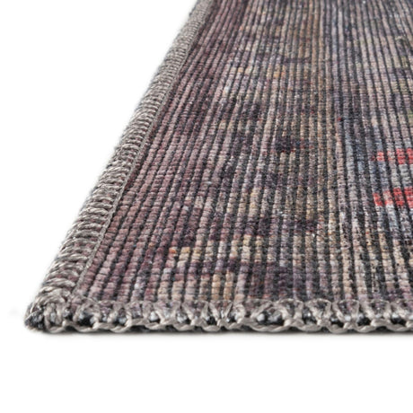 Washable Rust Blue 5' 3 x 5' 3 Sisu Octagon Area Rug Easy to Clean Stain Resistant & Durable Polyester Chenille Distressed Vintage Look Carpet for Sale at Rug Engine