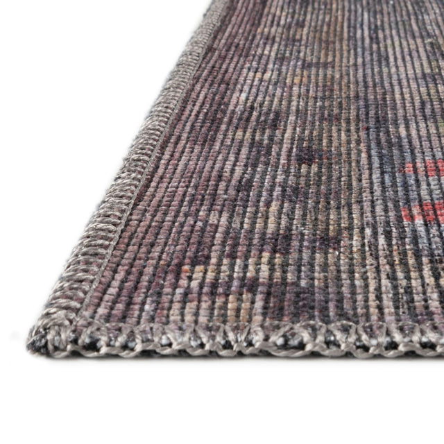 Rust Blue 8' x 8' Sisu Washable Octagon Rug