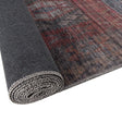 Washable Rust Blue 2' x 6' Sisu Washable Runner Area Rug Easy to Clean Stain Resistant & Durable Polyester Chenille Distressed Vintage Look Carpet for Sale at Rug Engine