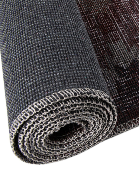 Washable Terracotta 3' 11 x 3' 11 Sisu Round Area Rug Easy to Clean Stain Resistant & Durable Polyester Chenille Distressed Vintage Look Carpet for Sale at Rug Engine