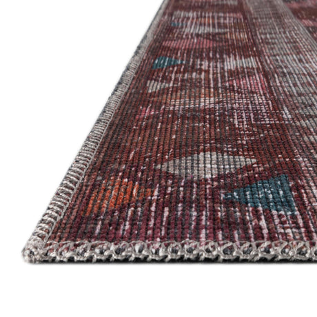 Washable Terracotta 7' 10 x 7' 10 Sisu Octagon Area Rug Easy to Clean Stain Resistant & Durable Polyester Chenille Distressed Vintage Look Carpet for Sale at Rug Engine