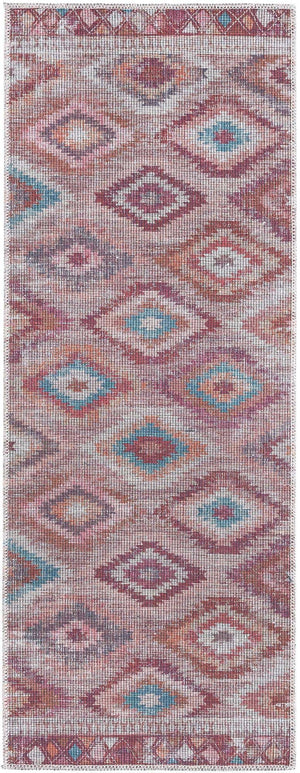 Terracotta 2' x 5' Sisu Washable Runner Rug