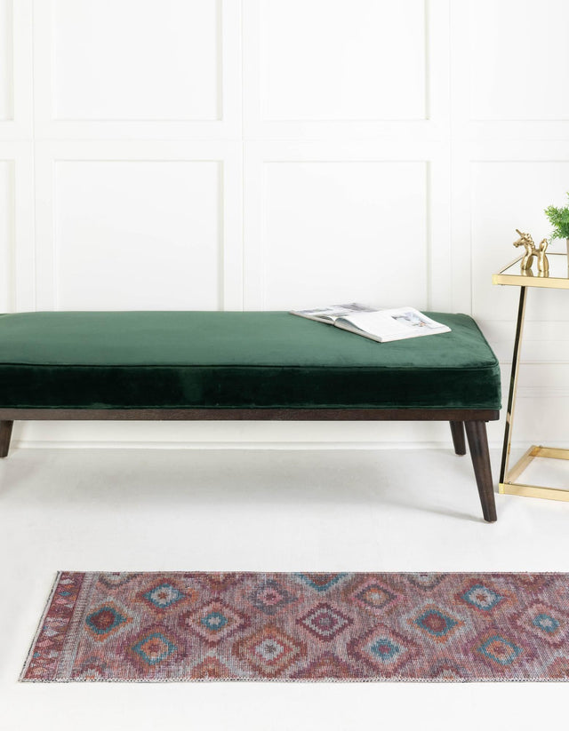 Terracotta 3' x 12' Sisu Washable Runner Rug