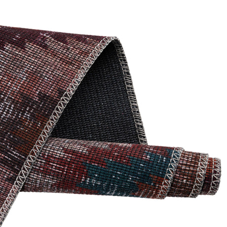 Washable Terracotta 2' x 6' Sisu Runner Area Rug Easy to Clean Stain Resistant & Durable Polyester Chenille Distressed Vintage Look Carpet for Sale at Rug Engine