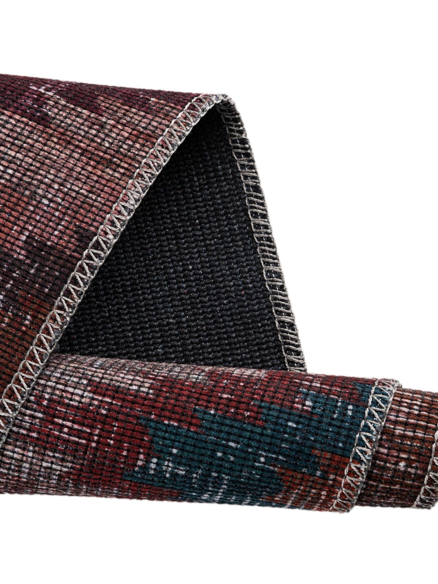 Washable Terracotta 2' x 5' Sisu Runner Area Rug Easy to Clean Stain Resistant & Durable Polyester Chenille Distressed Vintage Look Carpet for Sale at Rug Engine