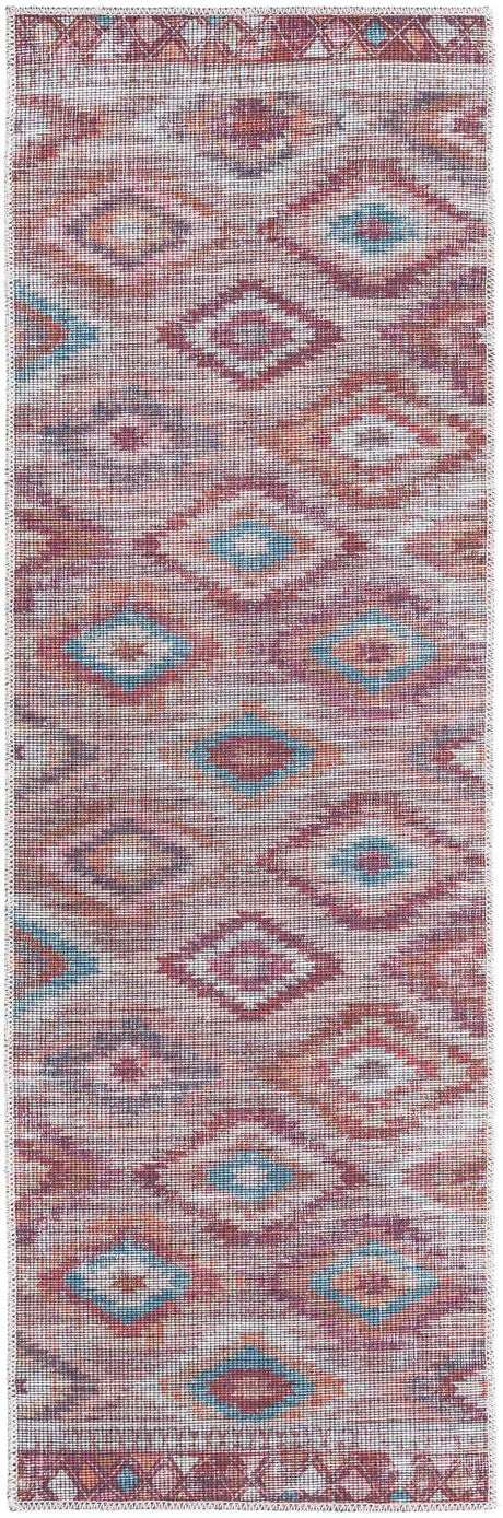 Terracotta 2' x 6' Sisu Washable Runner Rug