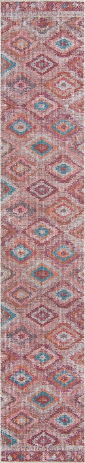 Terracotta 3' x 14' Sisu Washable Runner Rug