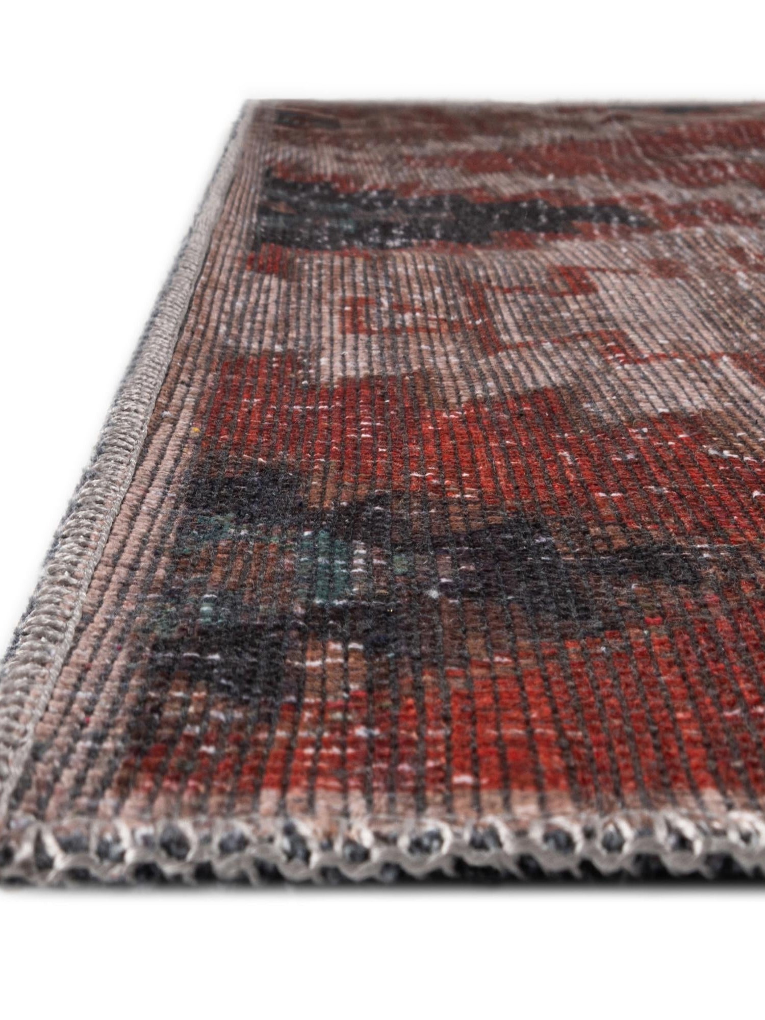 Washable Rust red and Beige 2' x 3' Sisu Rectangle Area Rug Easy to Clean Stain Resistant & Durable Polyester Chenille Distressed Vintage Look Carpet for Sale at Rug Engine