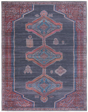 Washable Charcoal and Gray 7' 10 x 10' Sisu Rectangle Area Rug Easy to Clean Stain Resistant & Durable Polyester Chenille Distressed Vintage Look Carpet for Sale at Rug Engine