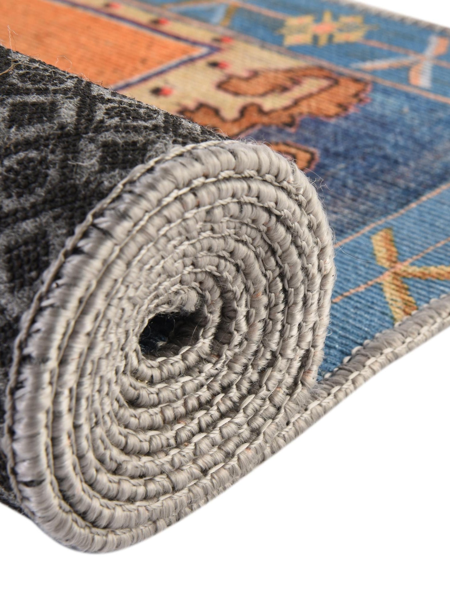 Washable Orange 2' 6 x 12' Timeless Runner Area Rug Easy to Clean Stain Resistant & Durable Traditional Classic Vintage Design Carpet for Sale at Rug Engine