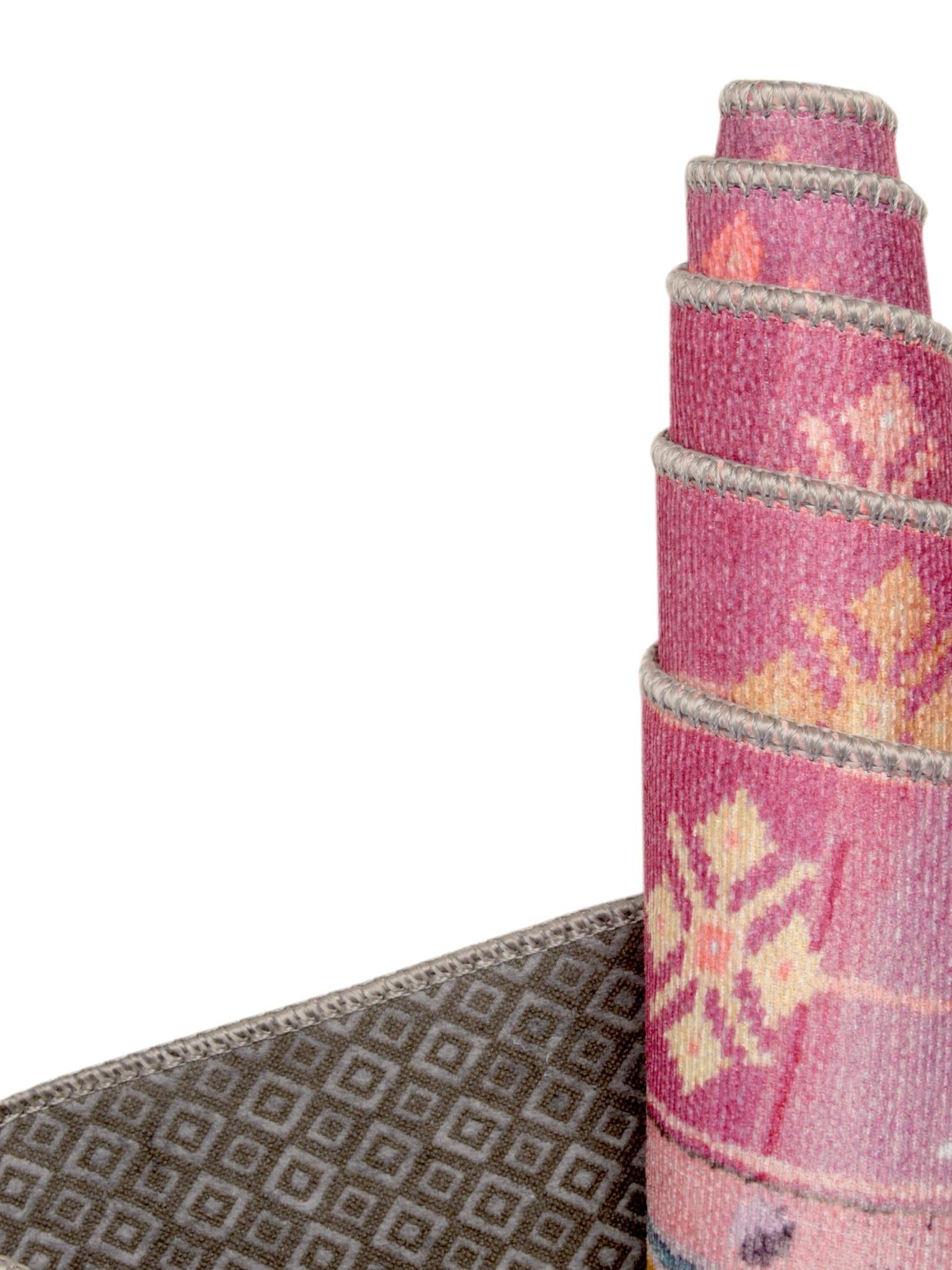 Washable Yellow 2' x 3' Timeless Rectangle Area Rug Easy to Clean Stain Resistant & Durable Traditional Classic Vintage Design Carpet for Sale at Rug Engine