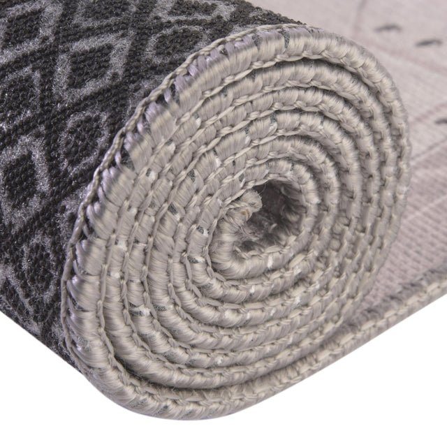 Washable white Gray 8' 4 x 12' Timeless Rectangle Area Rug Easy to Clean Stain Resistant & Durable Traditional Classic Vintage Design Carpet for Sale at Rug Engine