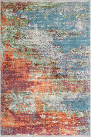 Multicolor 10' x 14' Paragon Rectangle Area Rug 100% Polypropylene Colorful Vivid Boho Style Modern Carpet for Unique Interiors for Sale at Rug Engine