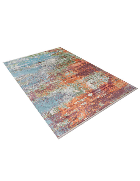 Multicolor 9' x 12' Paragon Rectangle Area Rug 100% Polypropylene Colorful Vivid Boho Style Modern Carpet for Unique Interiors for Sale at Rug Engine